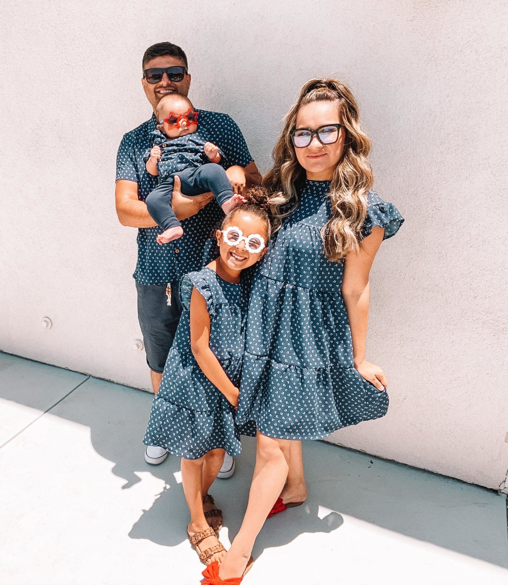 Mom Dad And Son For Birthday Outfit Family Of Four Matching Outfits JJ Navy Family Matching Outfits Stylish Coordinated Mom Dad And Son For Birthday Outfit Family Of Four Matching Outfits JJ Navy Family Matching Outfits Stylish Coordinated