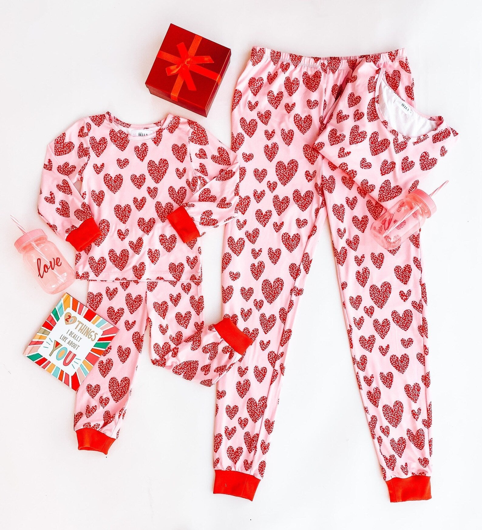 Mommy and me valentine pajamas sale