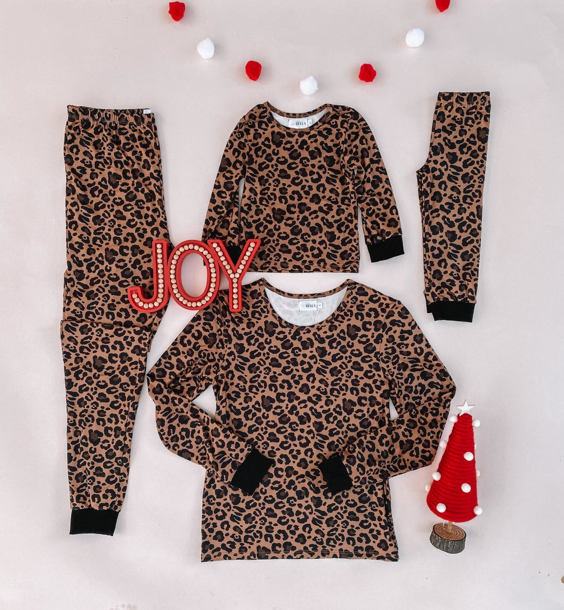 Leopard Mommy and Me Pajamas - LITTLE MIA BELLA