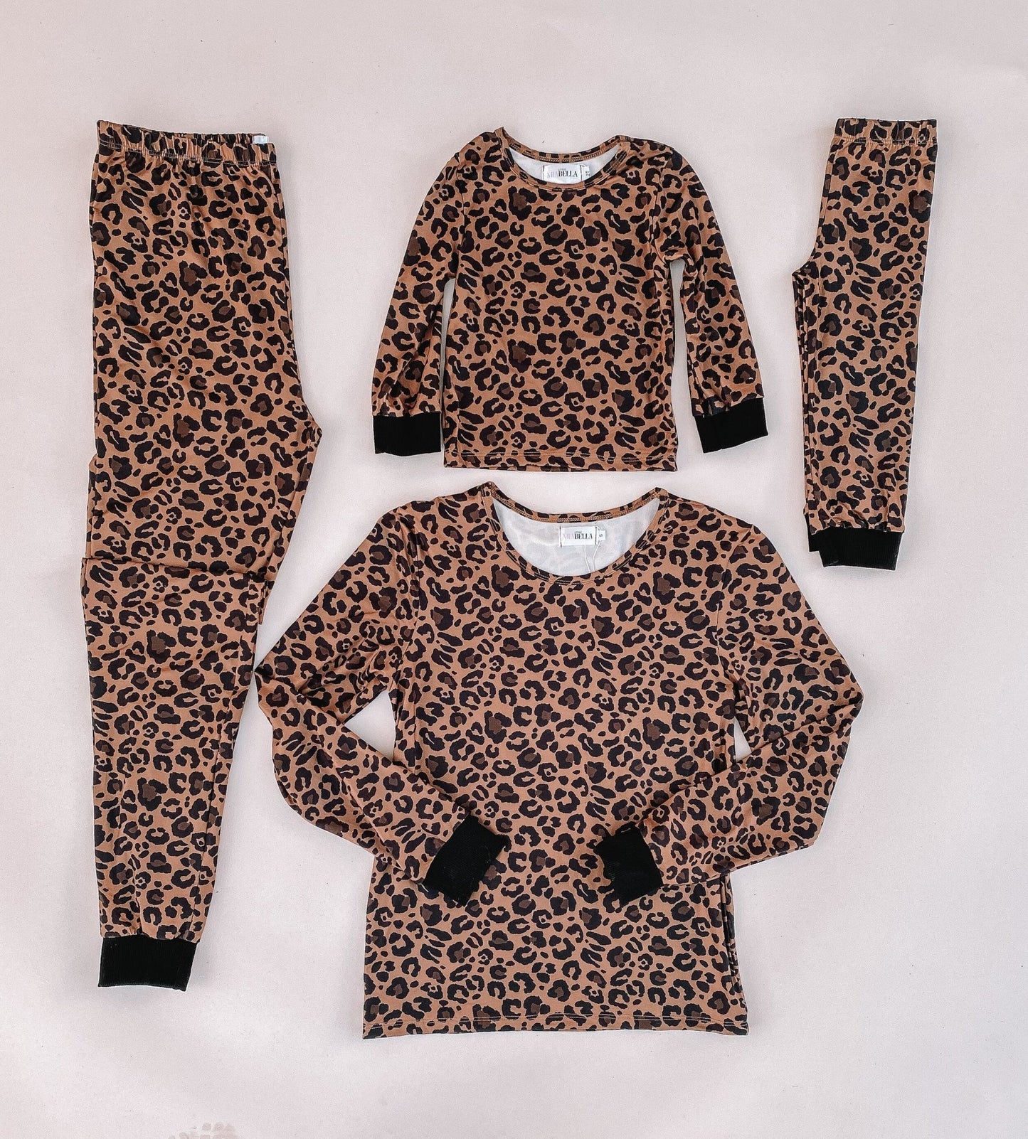 Leopard Mommy and Me Pajamas - LITTLE MIA BELLA