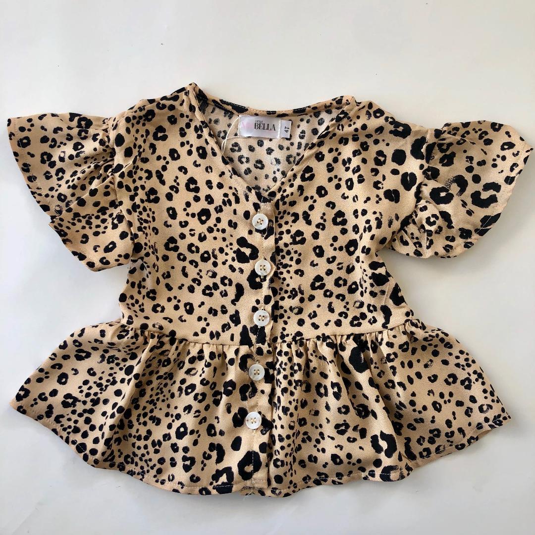Leopard Print Mommy and Me Tops - LITTLE MIA BELLA