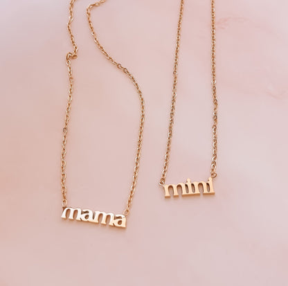 Mama and Mini Necklaces - LITTLE MIA BELLA