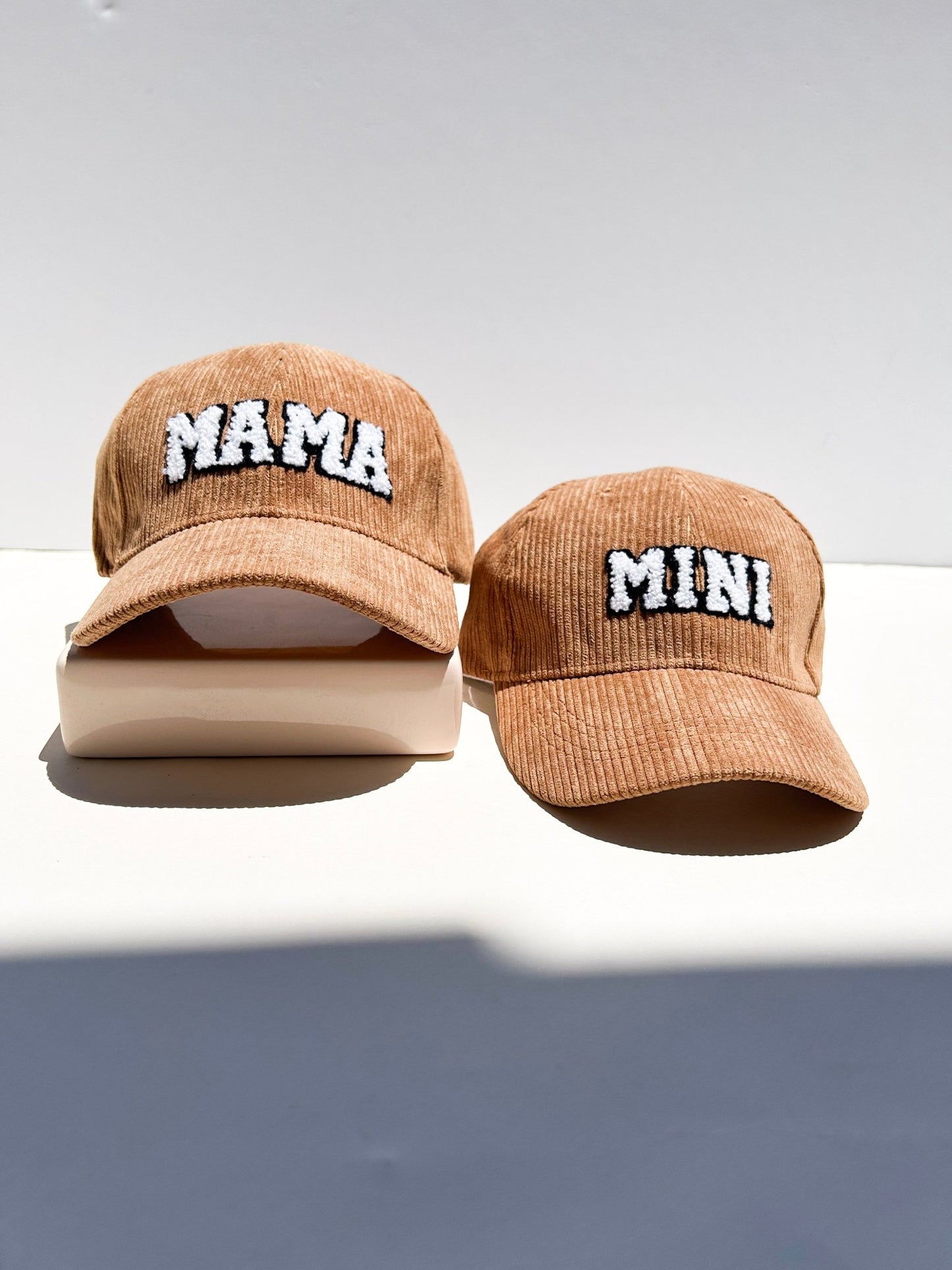 Mama & Mini Brown Matching Hats - LITTLE MIA BELLA
