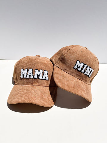 Mama & Mini Brown Matching Hats - LITTLE MIA BELLA