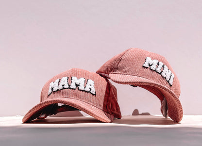 Mauve Pink Mama & Mini Matching Hats - LITTLE MIA BELLA