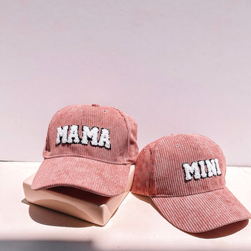 Mauve Pink Mama & Mini Matching Hats - LITTLE MIA BELLA