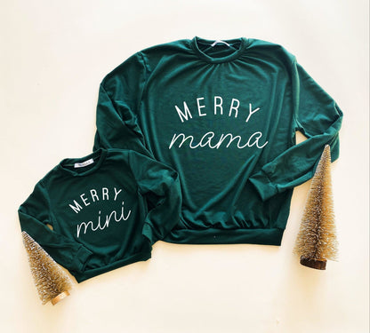 Merry Mama + Mini Matching Sweaters - LITTLE MIA BELLA