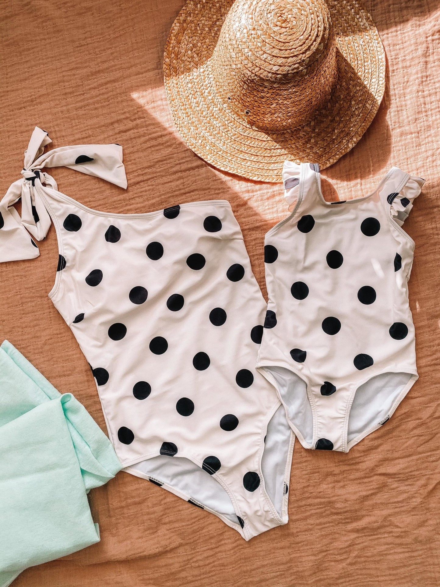 Miss Polka Dot Mommy and Me Swimsuit - LITTLE MIA BELLA