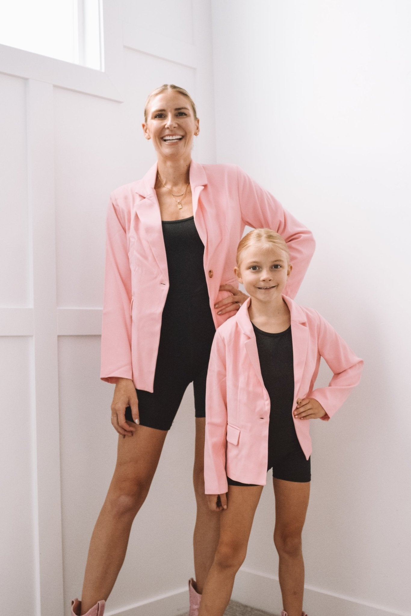 Mommy And Me Pink Blazer - LITTLE MIA BELLA