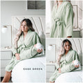 Mommy and Me Robe + Swaddle - LITTLE MIA BELLA