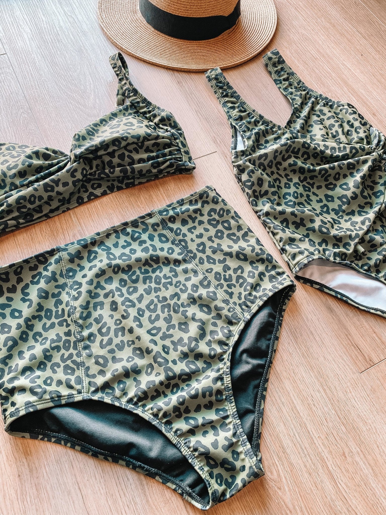 Olivia's Leopard Mommy and Me Bikini Chic Swimwear Set
