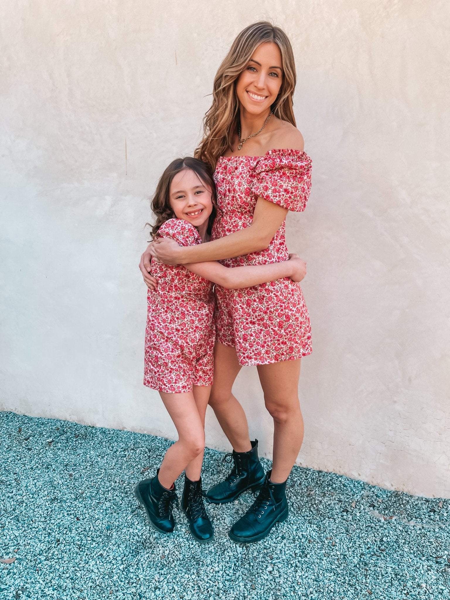 Matching rompers for mom and outlet daughter