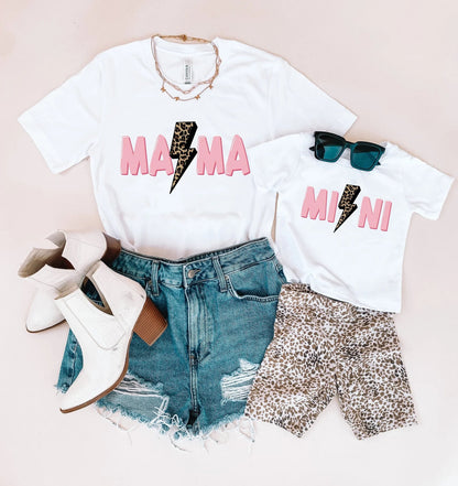 Pink Mama Mini Matching Shirts - LITTLE MIA BELLA