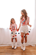 Pink Party in the USA Matching Shirts - LITTLE MIA BELLA