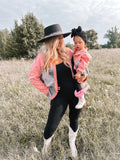 Pink Sedona Mommy and Me Shackets - LITTLE MIA BELLA