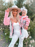 Pink Sedona Mommy and Me Shackets - LITTLE MIA BELLA