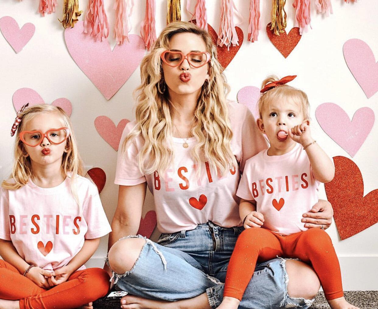 Pretty Besties Matching Shirts - LITTLE MIA BELLA