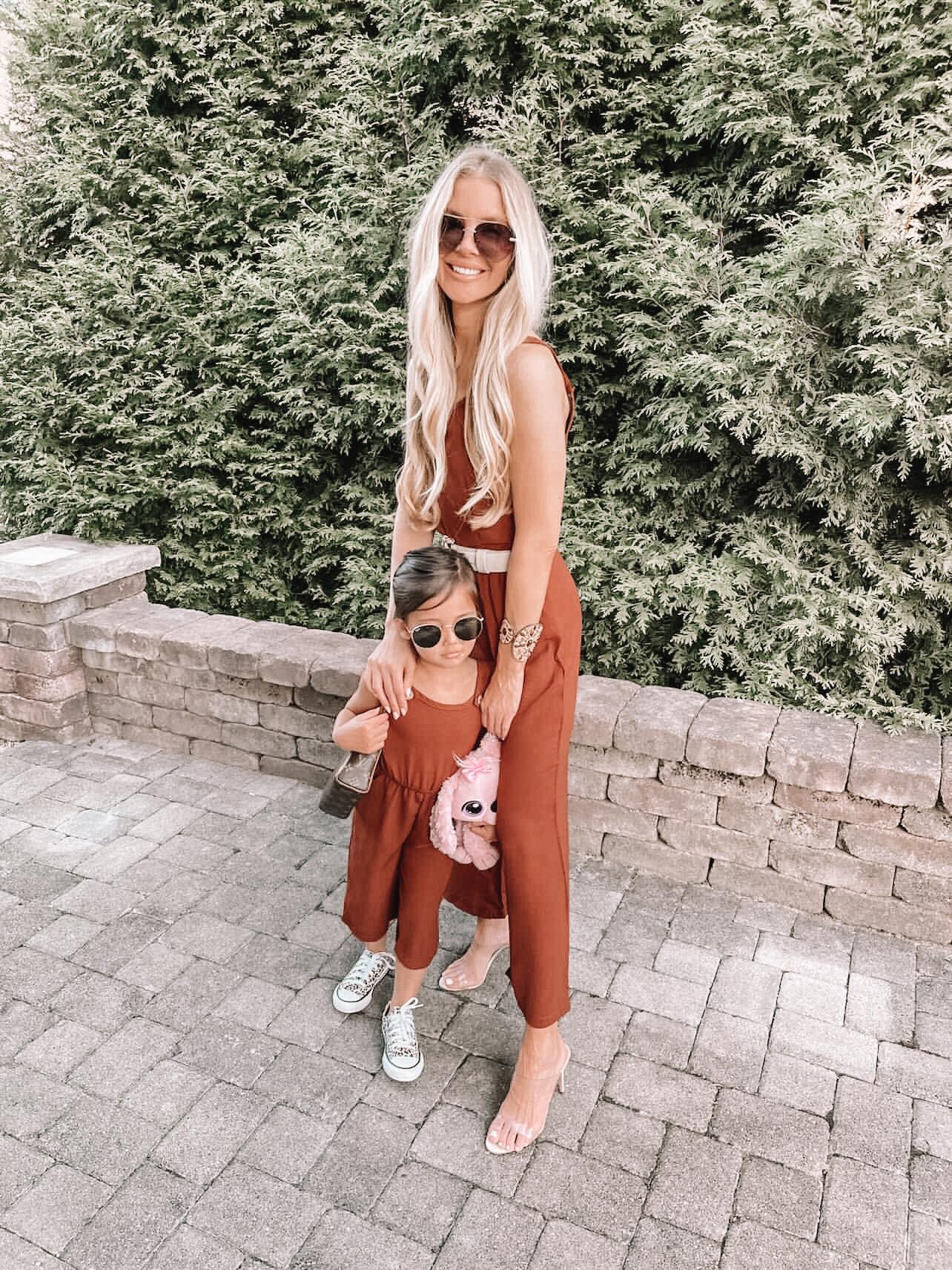 Mommy daughter rompers fashion