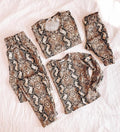 Snake Print Mommy and Me Loungewear - LITTLE MIA BELLA