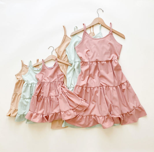 Spring Pastels Matching Dresses - LITTLE MIA BELLA