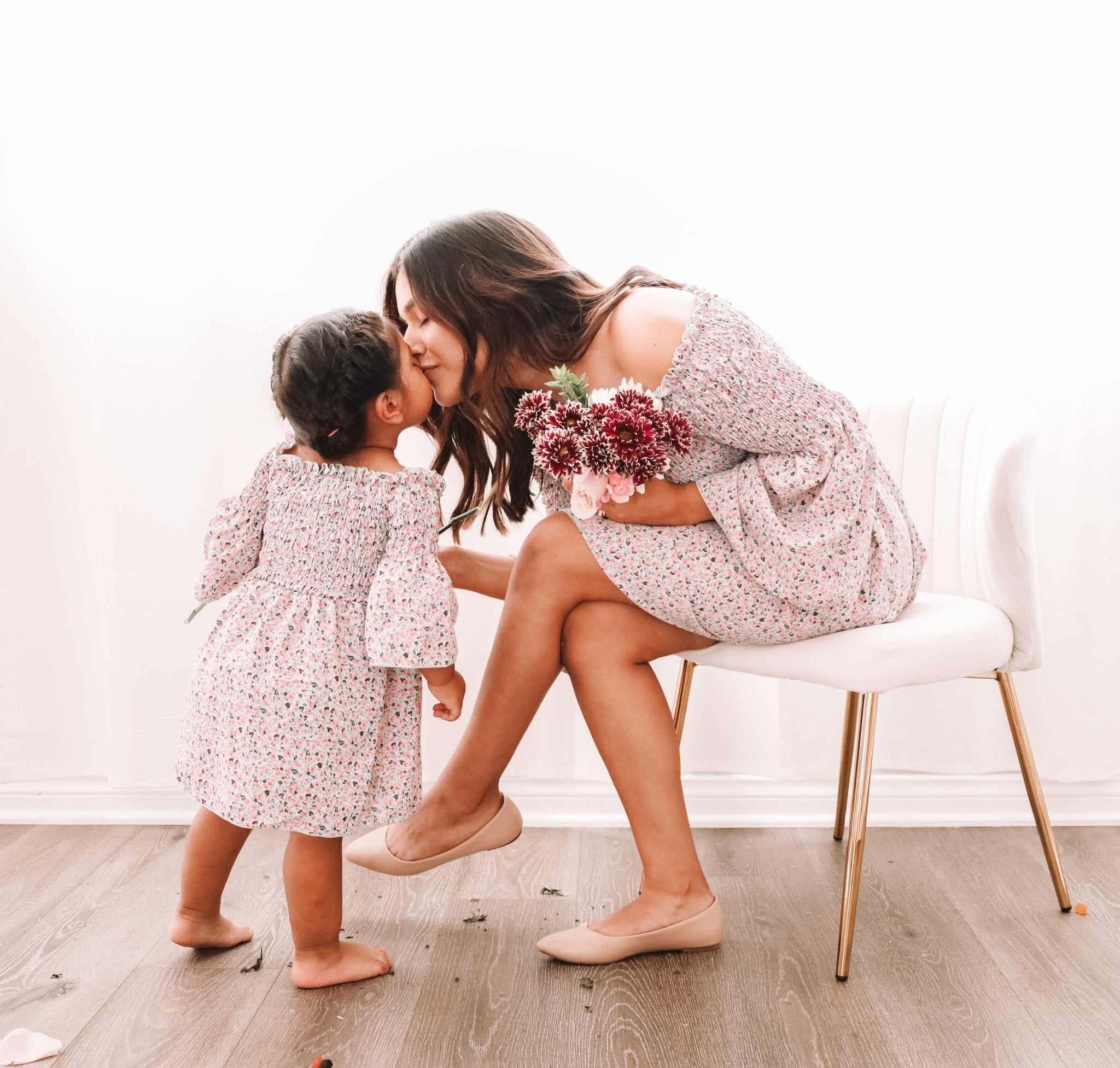 Baby and little girl matching dresses best sale