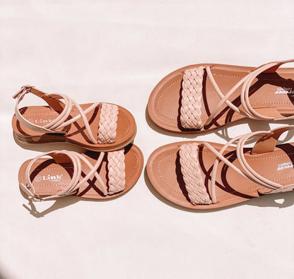 Tamy Tan Comfort Ankle Mommy and Me Matching Sandals - LITTLE MIA BELLA
