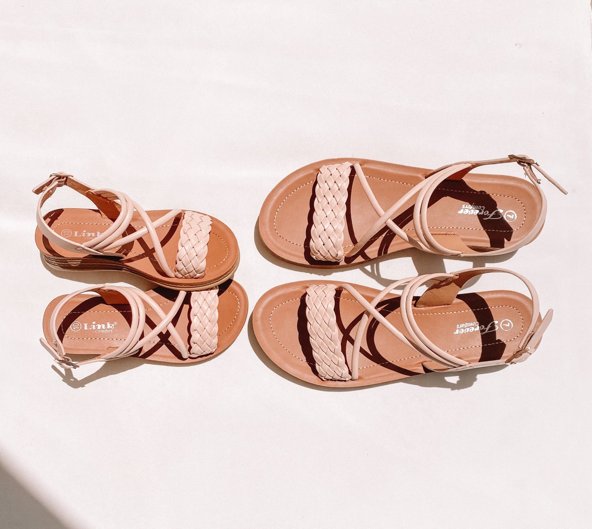 Tamy Tan Comfort Ankle Mommy and Me Matching Sandals - LITTLE MIA BELLA