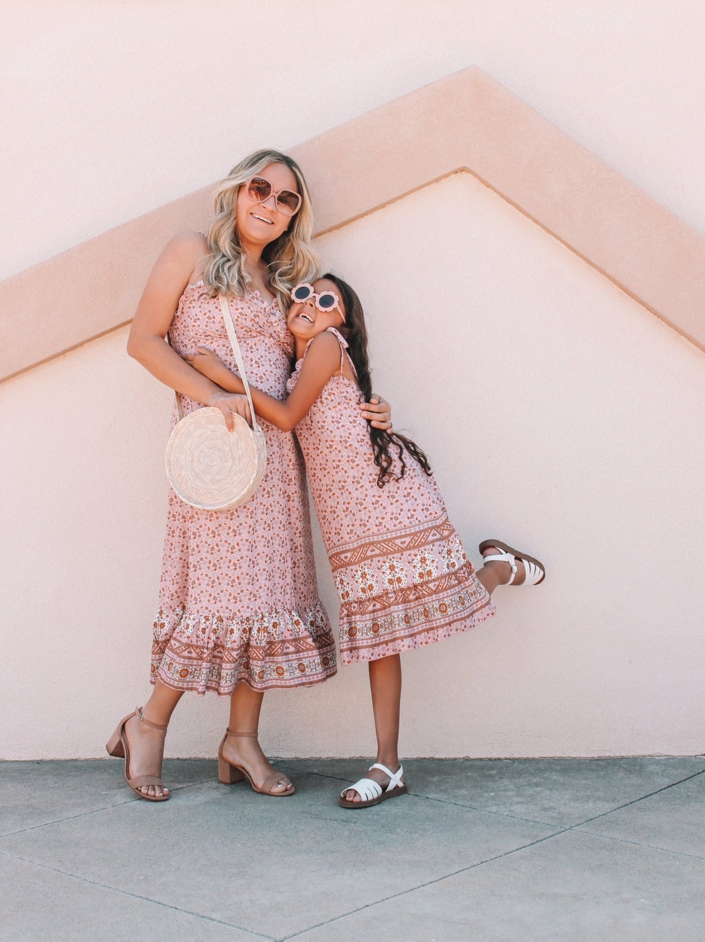 THE BOHEMIAN FLORAL Dress Mommy and Me Matching Dresses - LITTLE MIA BELLA