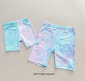 Tie Dye Biker Mommy and Me Shorts - LITTLE MIA BELLA