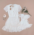 White Lucy's Mommy and Me Dresses - LITTLE MIA BELLA