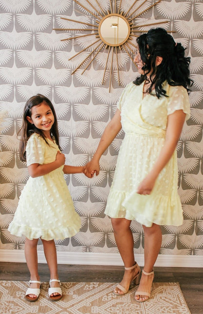 Yellow Lucy's Mommy and Me Dresses - LITTLE MIA BELLA