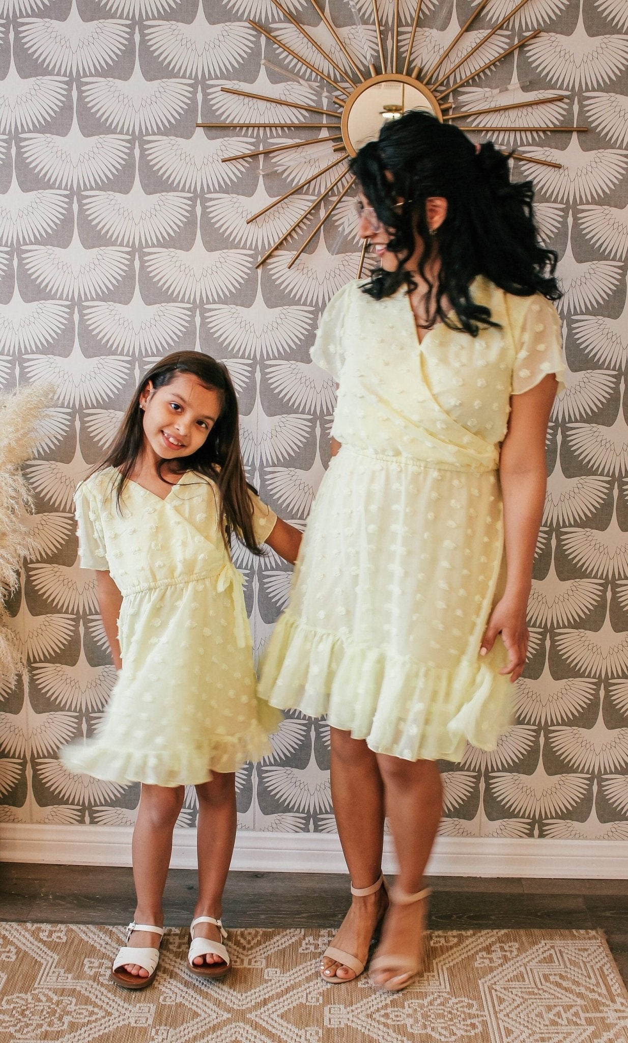 Yellow Lucy's Mommy and Me Dresses - LITTLE MIA BELLA